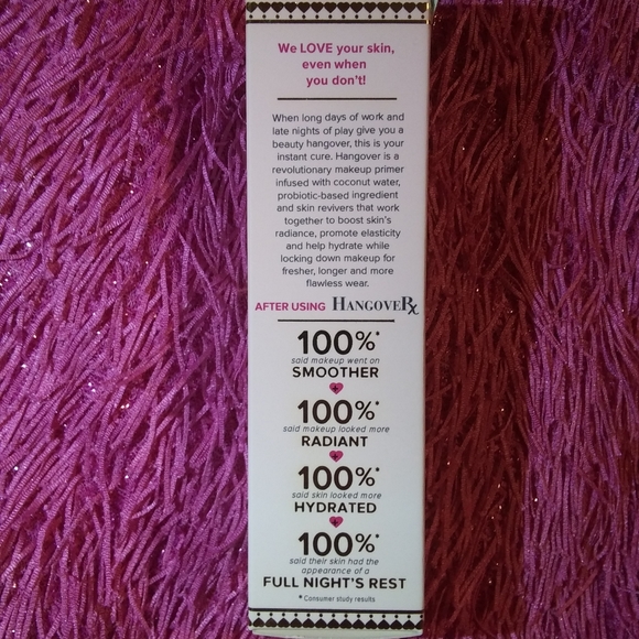 Three (3) New Too Faced Hangover Rx Face Primers